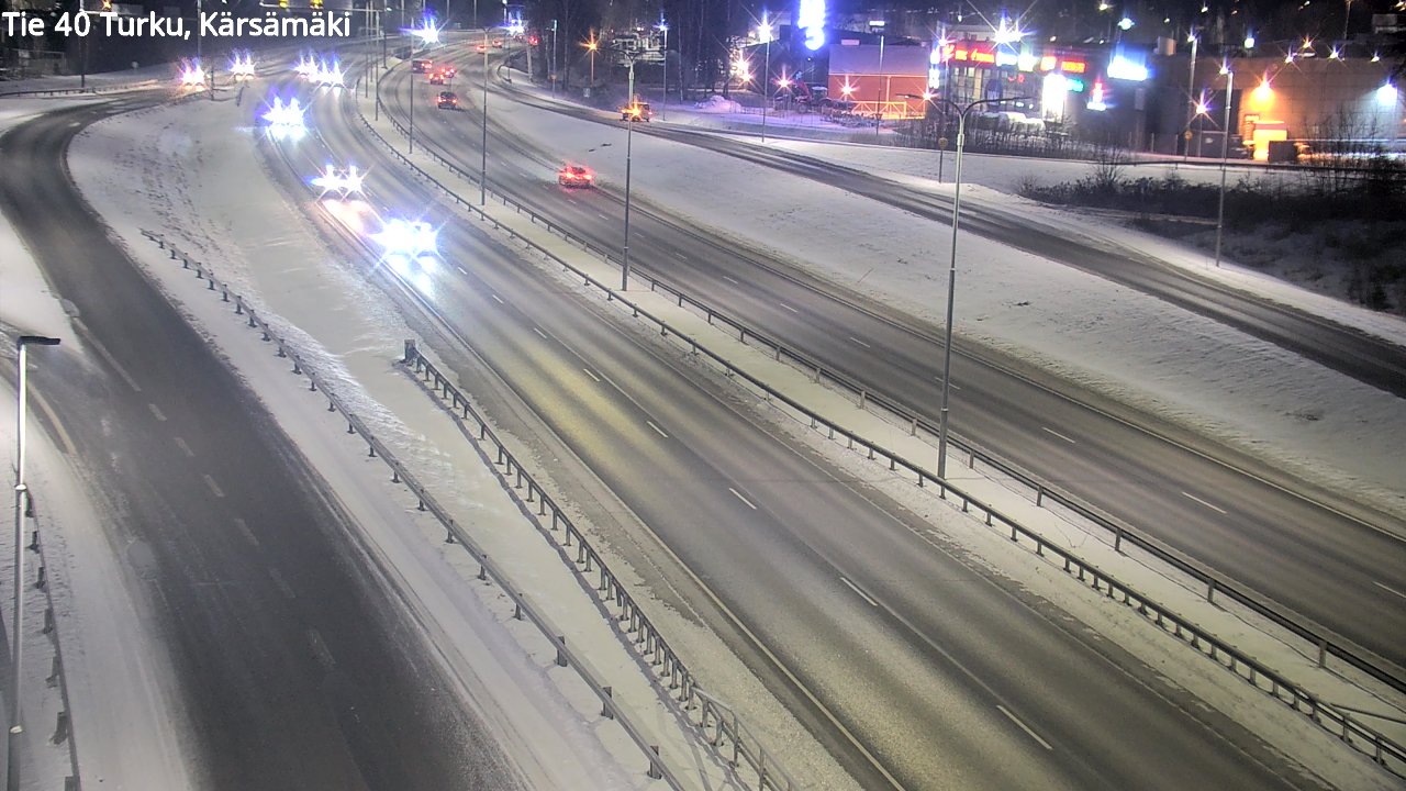 Weather Camera Image Road 40 Turku, Kärsämäki, Turku, Varsinais-Suomi