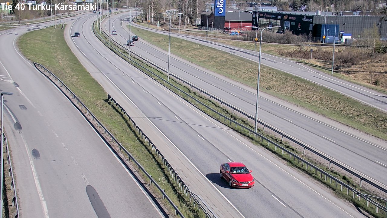 Weather Camera Image Road 40 Turku, Kärsämäki, Turku, Varsinais-Suomi