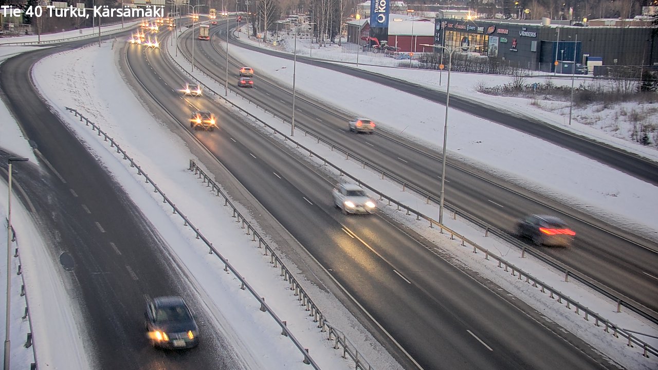 Weather Camera Image Road 40 Turku, Kärsämäki, Turku, Varsinais-Suomi