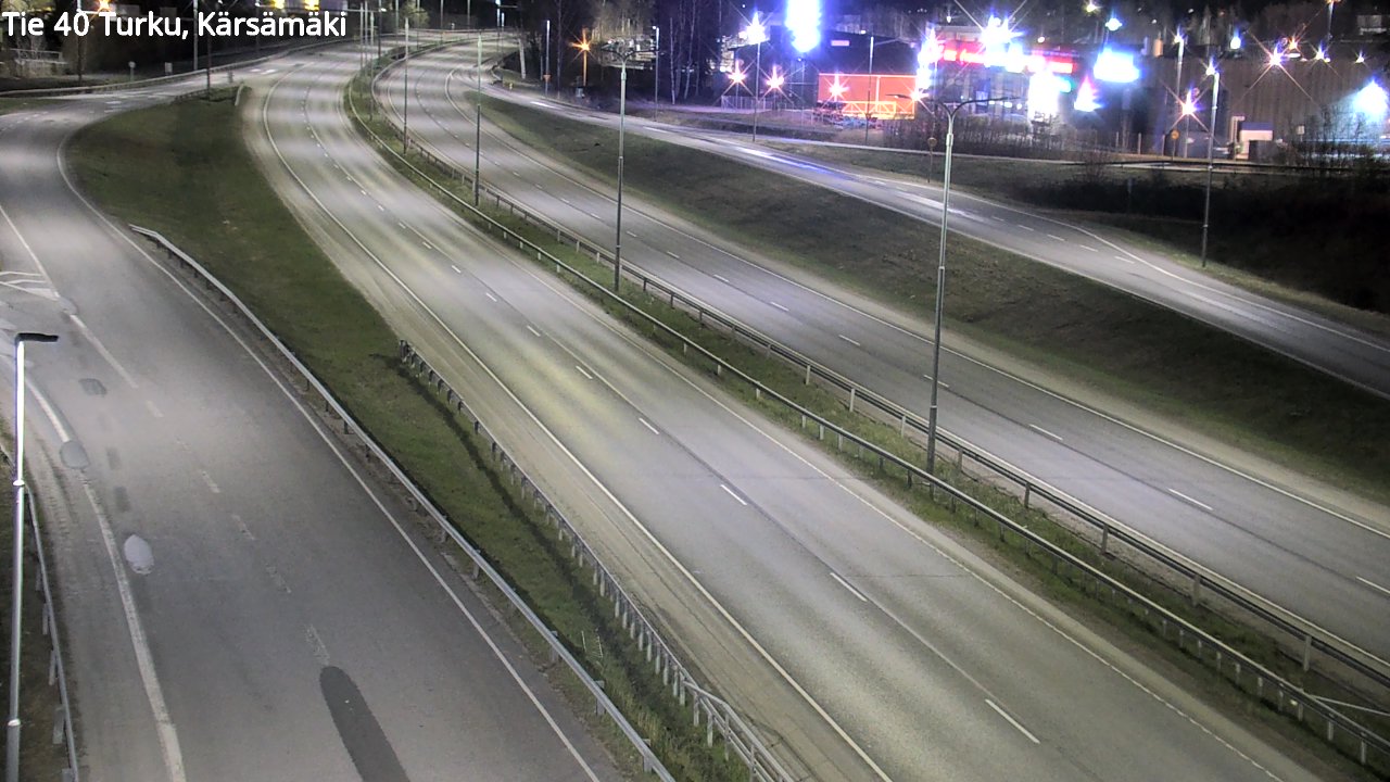 Weather Camera Image Road 40 Turku, Kärsämäki, Turku, Varsinais-Suomi