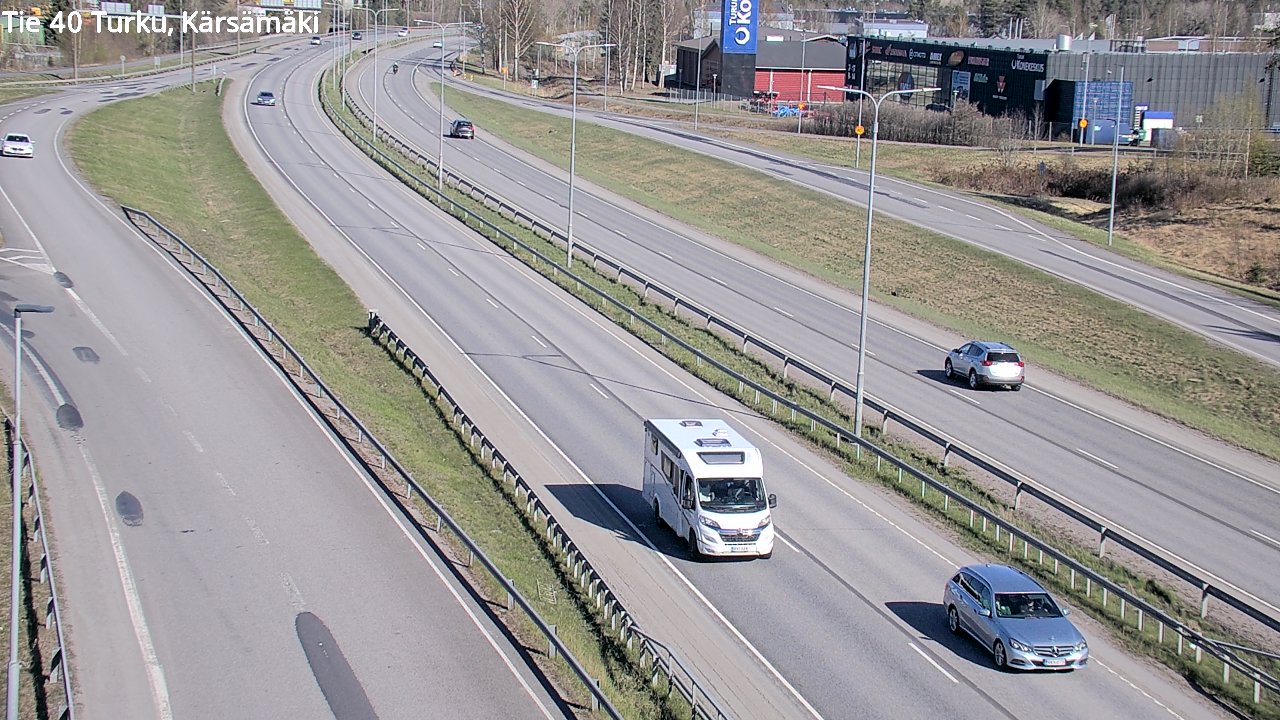 Weather Camera Image Road 40 Turku, Kärsämäki, Turku, Varsinais-Suomi