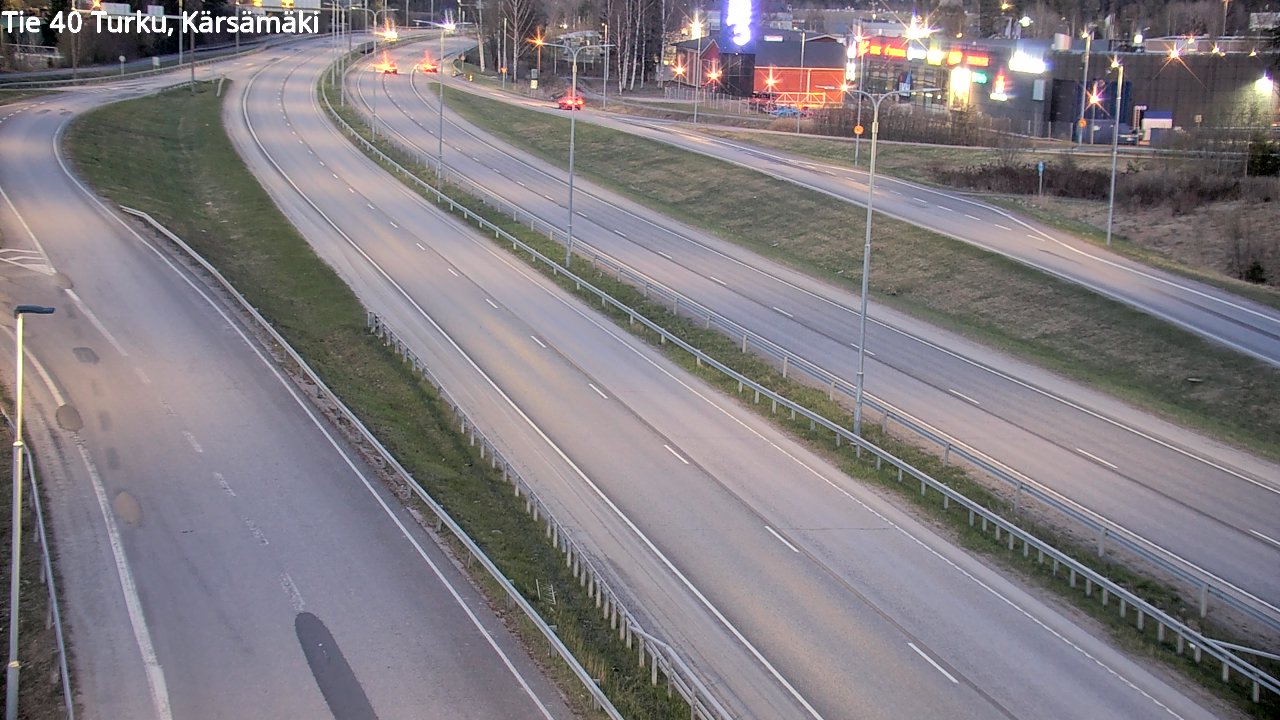 Weather Camera Image Road 40 Turku, Kärsämäki, Turku, Varsinais-Suomi