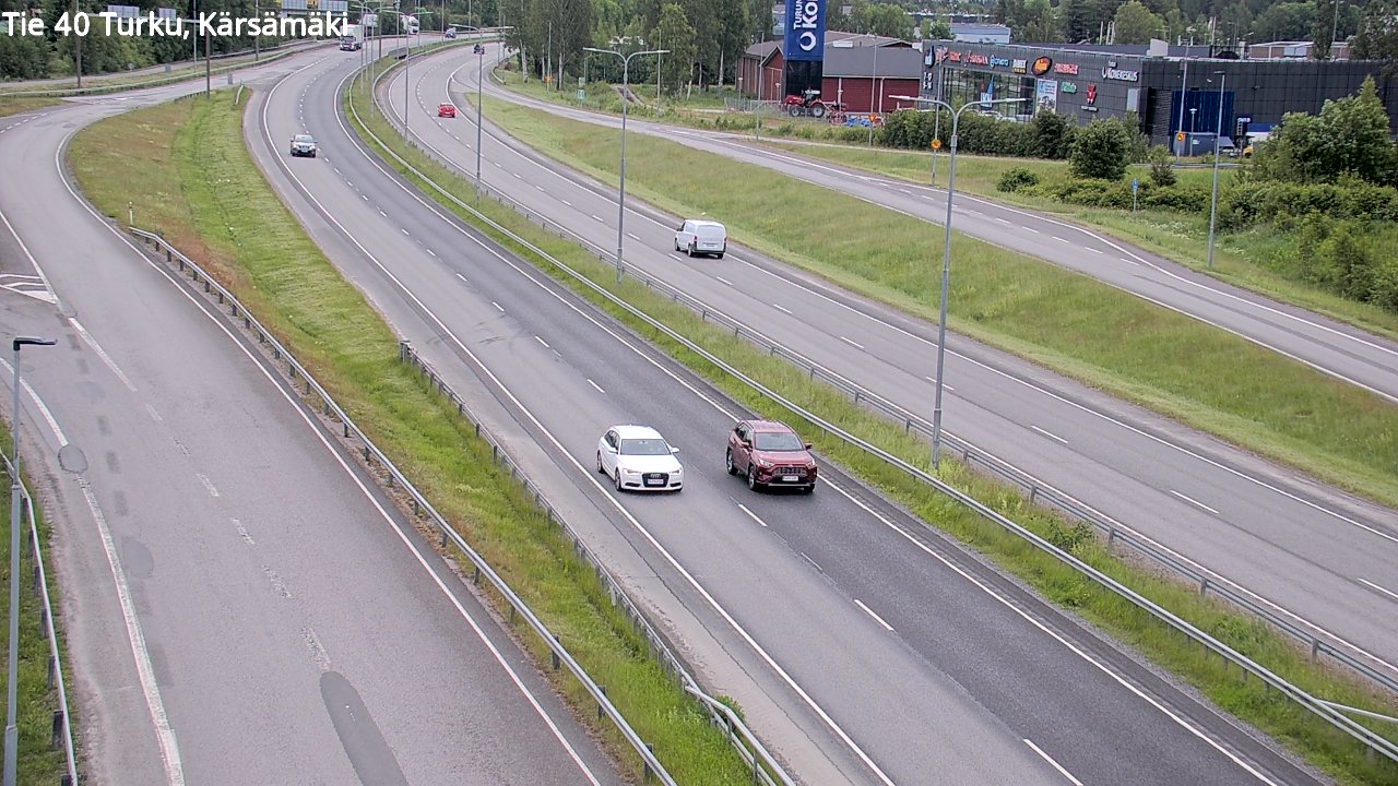 Weather Camera Image Väg 40 Åbo, Kärsämäki, Turku, Varsinais-Suomi