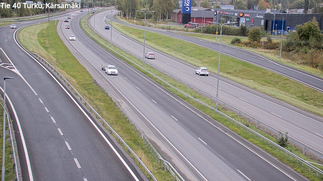Weather Camera Image Road 40 Turku, Kärsämäki, Turku, Varsinais-Suomi