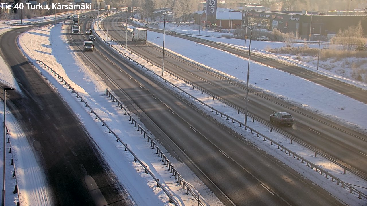 Weather Camera Image Road 40 Turku, Kärsämäki, Turku, Varsinais-Suomi