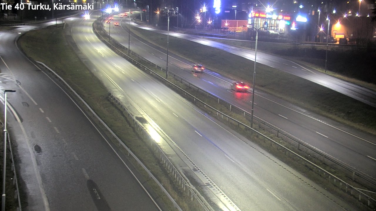 Weather Camera Image Väg 40 Åbo, Kärsämäki, Turku, Varsinais-Suomi