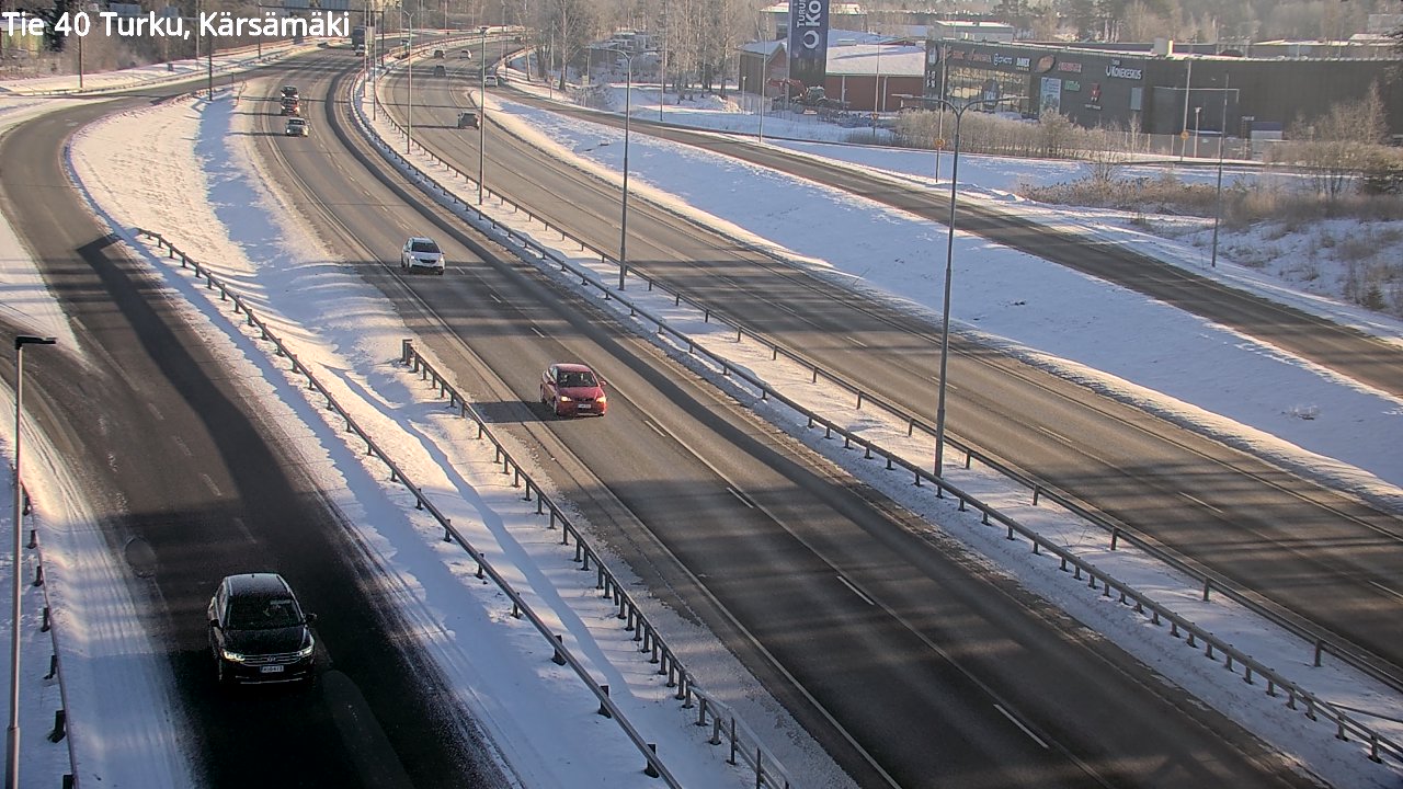 Weather Camera Image Road 40 Turku, Kärsämäki, Turku, Varsinais-Suomi