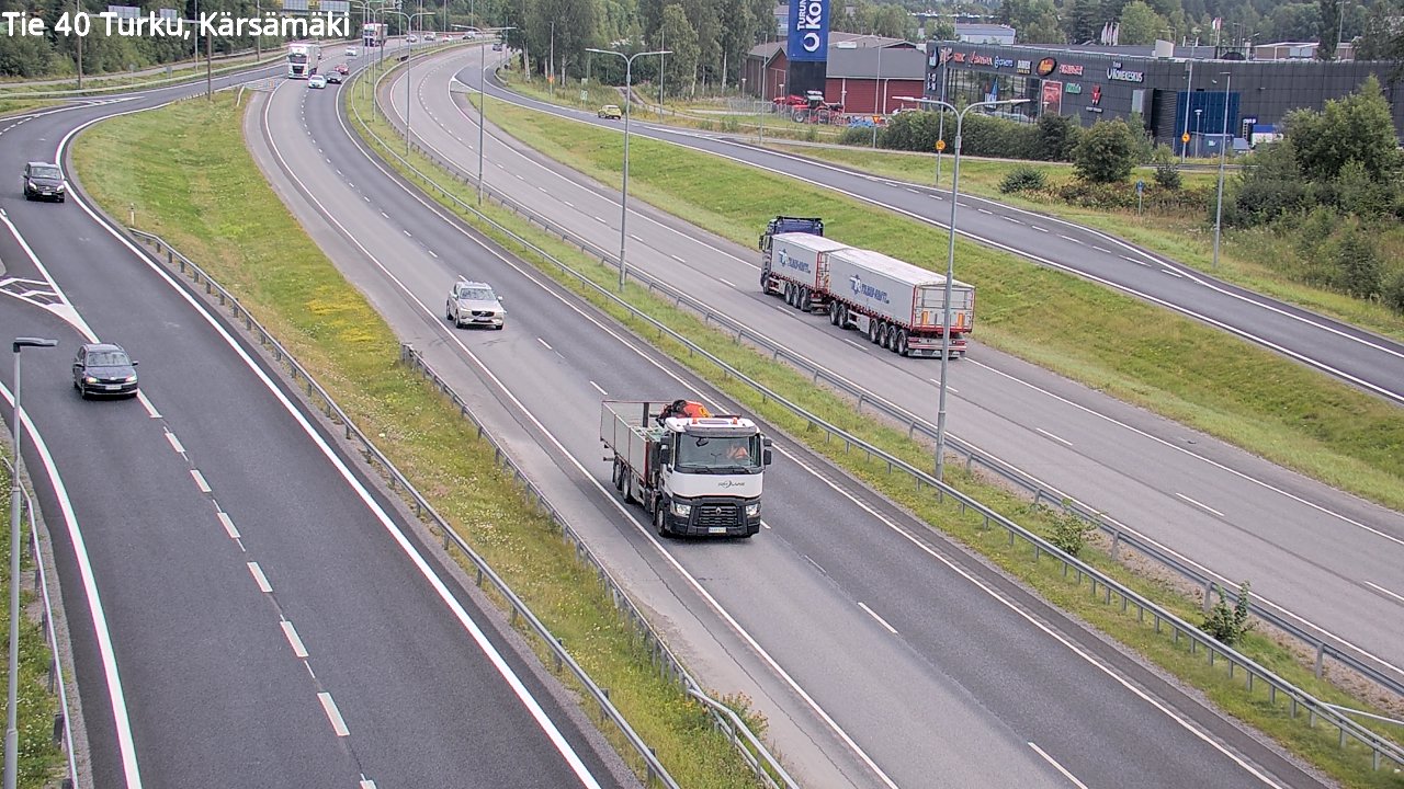 Weather Camera Image Road 40 Turku, Kärsämäki, Turku, Varsinais-Suomi