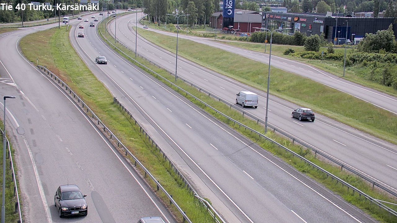 Weather Camera Image Väg 40 Åbo, Kärsämäki, Turku, Varsinais-Suomi