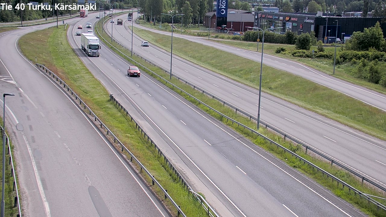 Weather Camera Image Väg 40 Åbo, Kärsämäki, Turku, Varsinais-Suomi