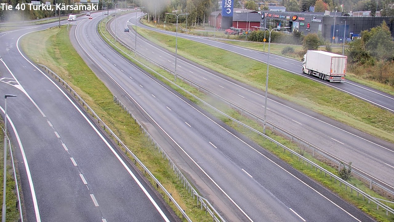 Weather Camera Image Road 40 Turku, Kärsämäki, Turku, Varsinais-Suomi