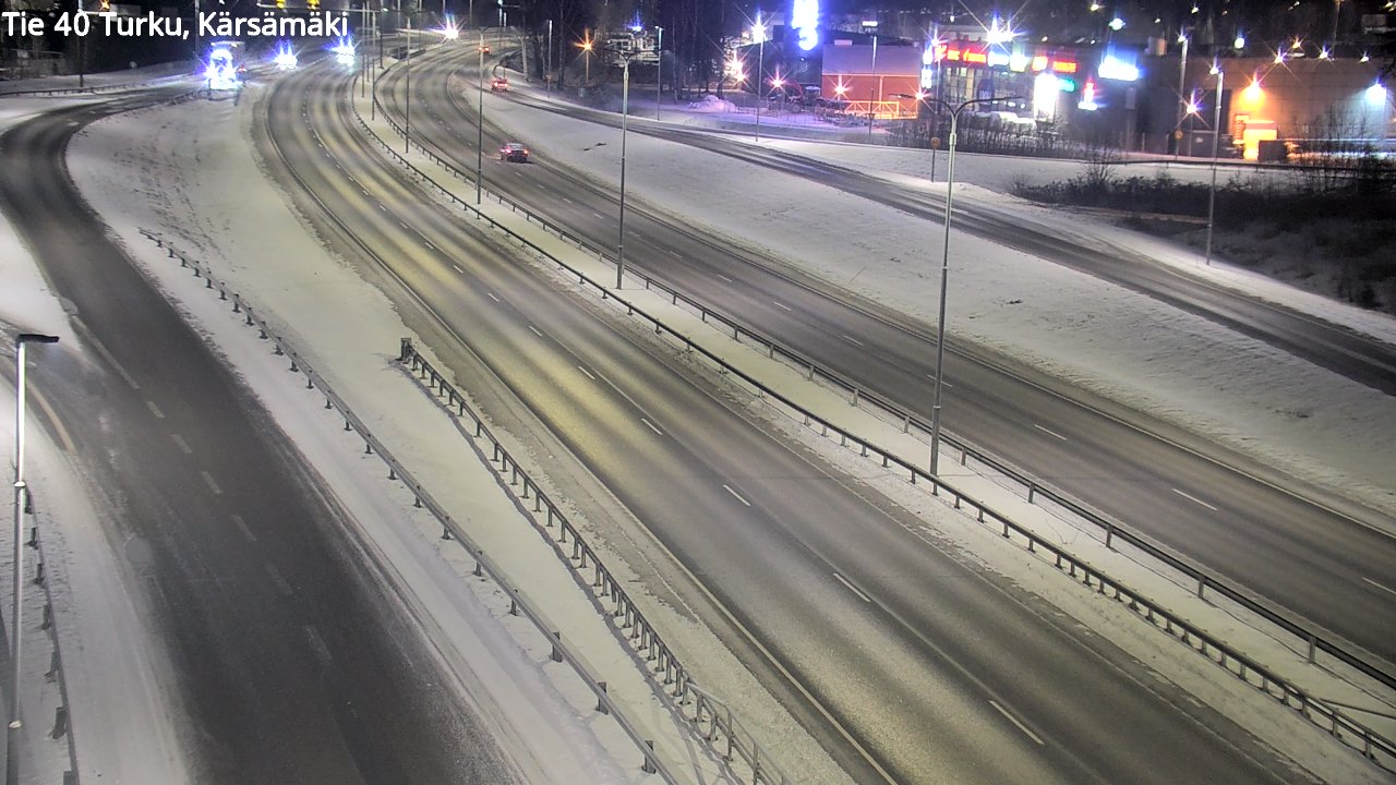 Weather Camera Image Road 40 Turku, Kärsämäki, Turku, Varsinais-Suomi