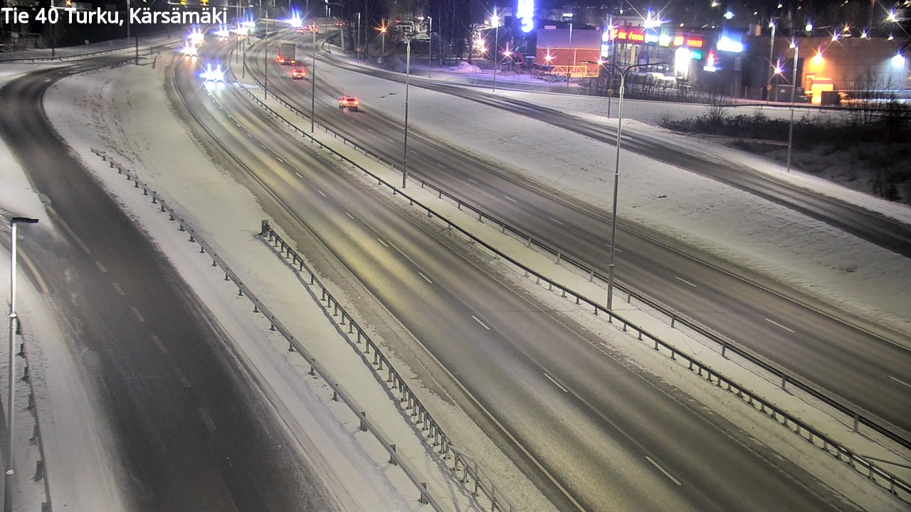 Weather Camera Image Road 40 Turku, Kärsämäki, Turku, Varsinais-Suomi