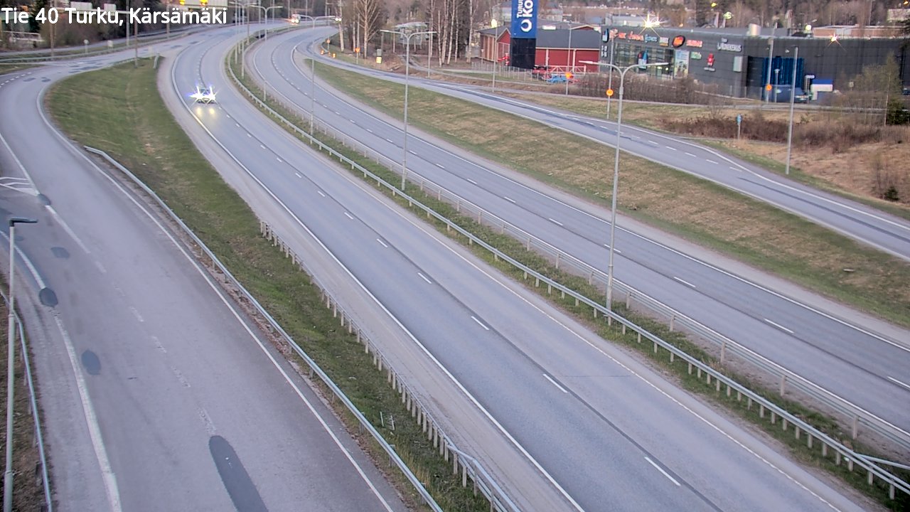 Weather Camera Image Road 40 Turku, Kärsämäki, Turku, Varsinais-Suomi