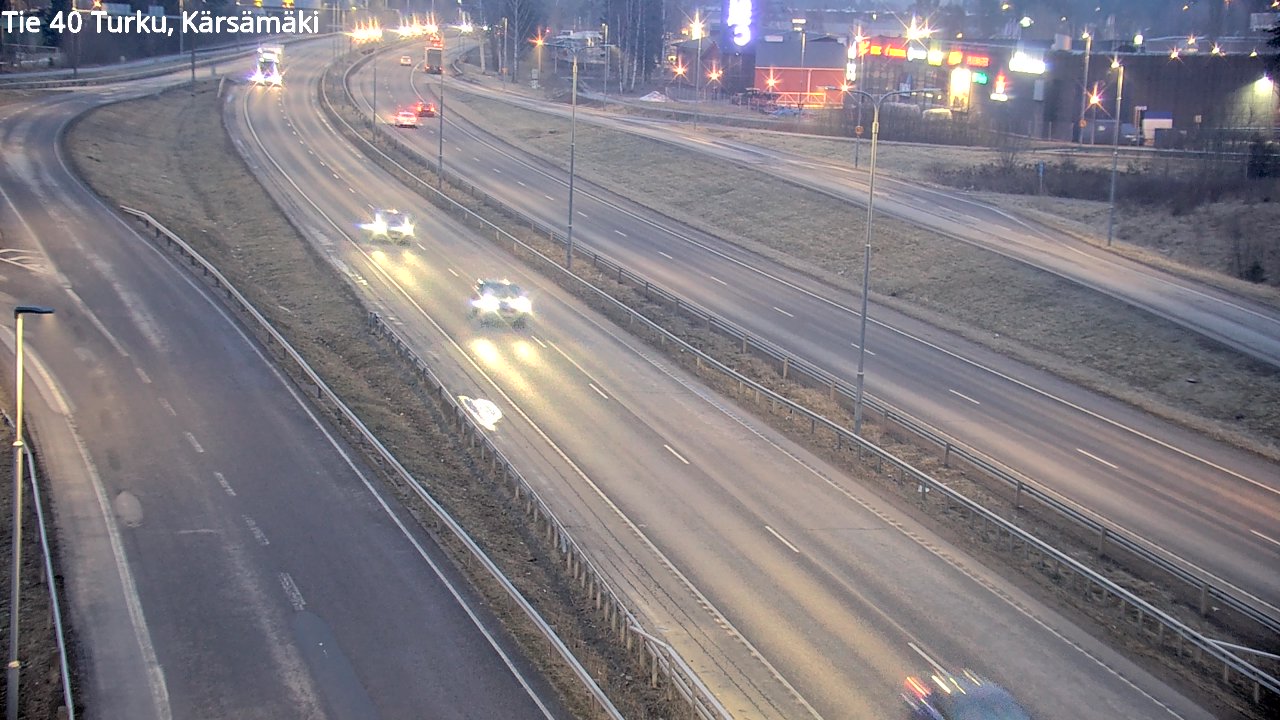 Weather Camera Image Road 40 Turku, Kärsämäki, Turku, Varsinais-Suomi