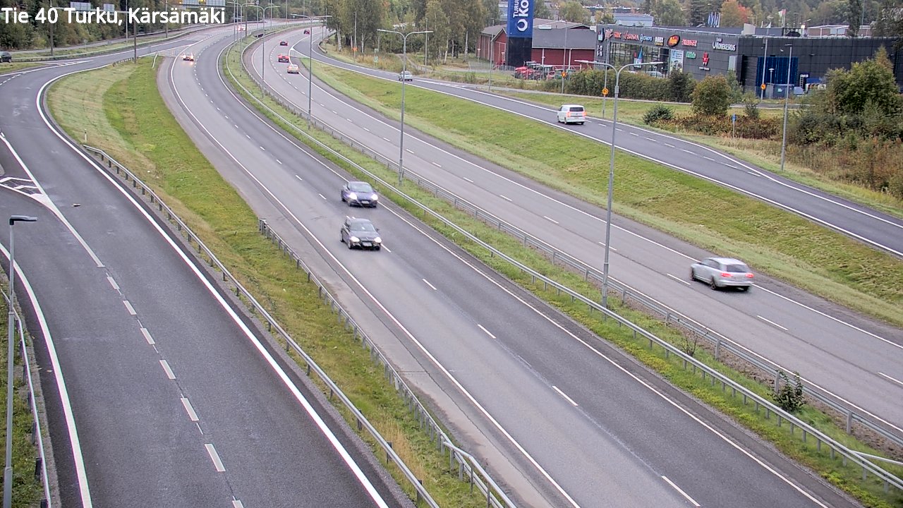 Weather Camera Image Road 40 Turku, Kärsämäki, Turku, Varsinais-Suomi