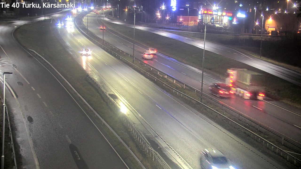 Weather Camera Image Väg 40 Åbo, Kärsämäki, Turku, Varsinais-Suomi