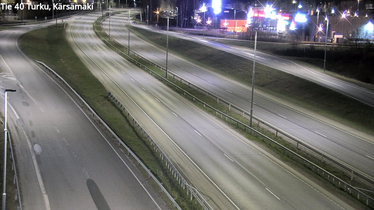 Weather Camera Image Road 40 Turku, Kärsämäki, Turku, Varsinais-Suomi
