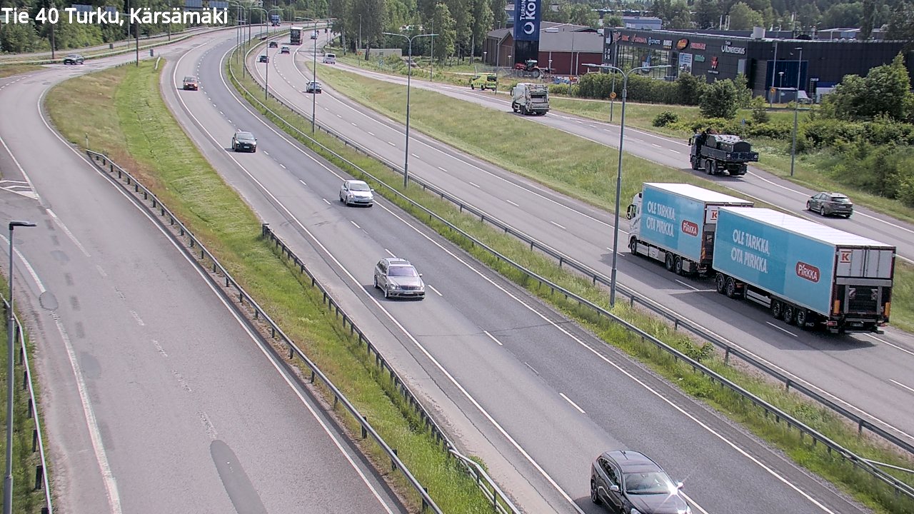 Weather Camera Image Väg 40 Åbo, Kärsämäki, Turku, Varsinais-Suomi