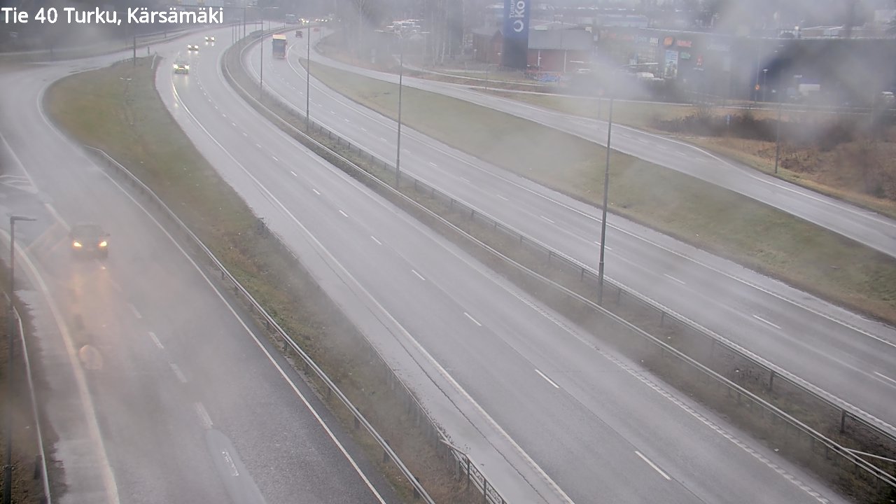 Weather Camera Image Väg 40 Åbo, Kärsämäki, Turku, Varsinais-Suomi