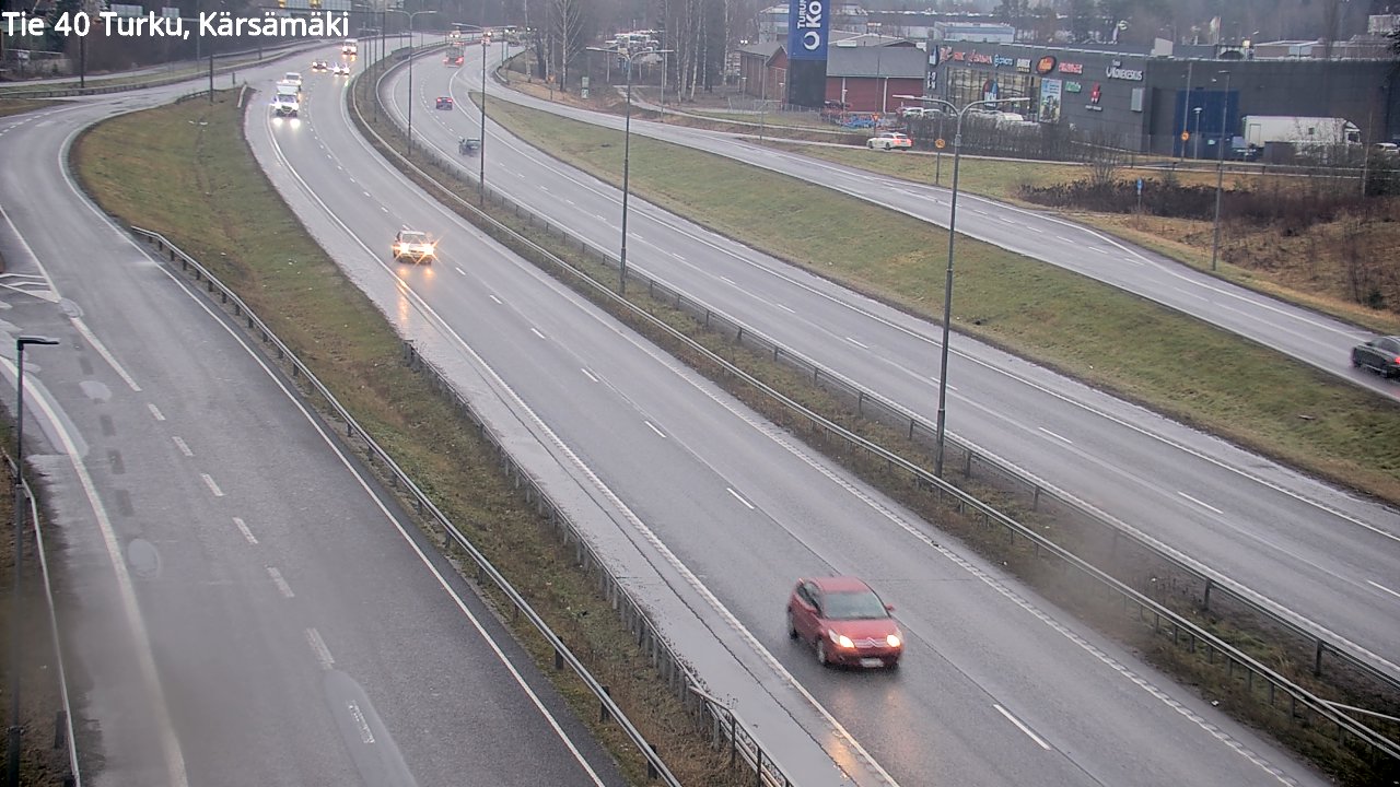 Weather Camera Image Väg 40 Åbo, Kärsämäki, Turku, Varsinais-Suomi