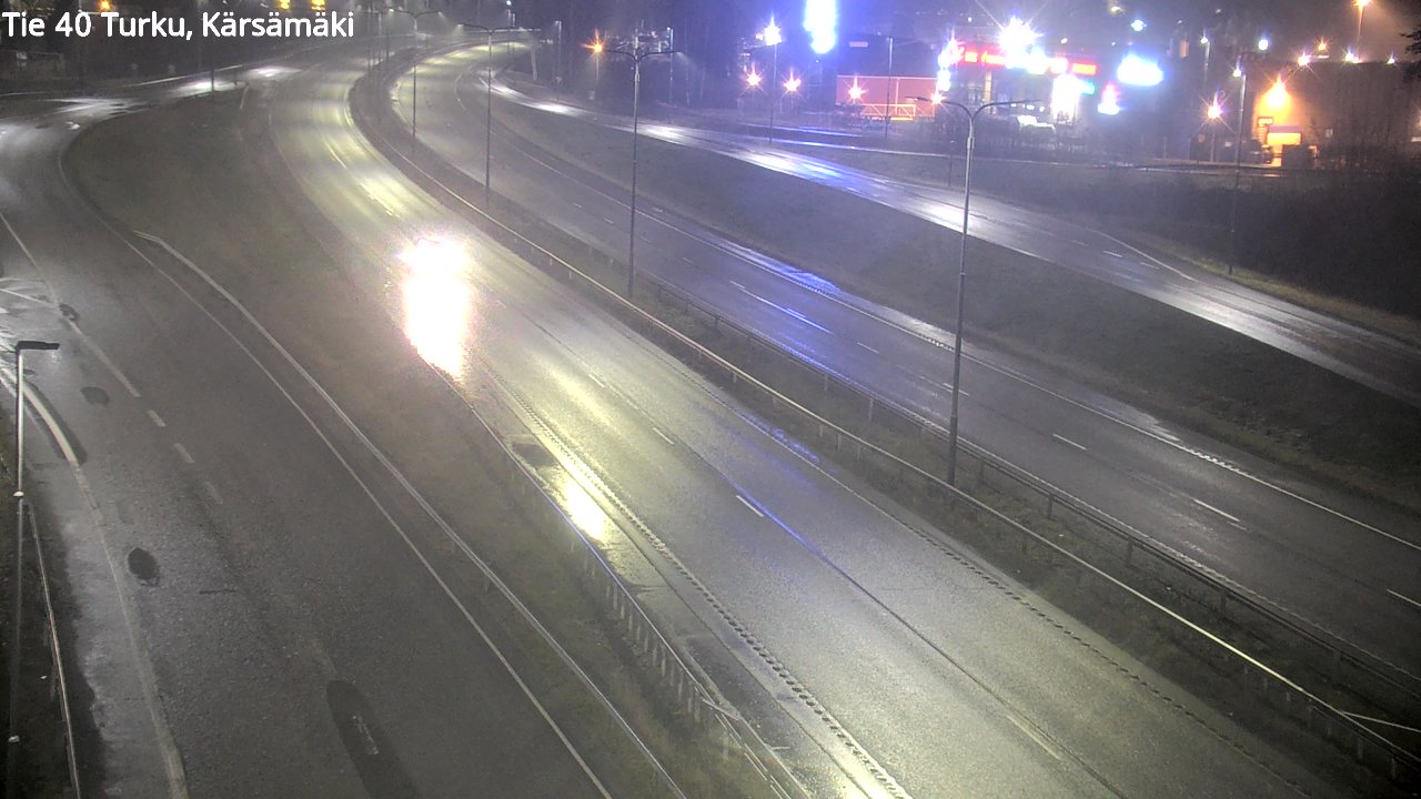Weather Camera Image Väg 40 Åbo, Kärsämäki, Turku, Varsinais-Suomi