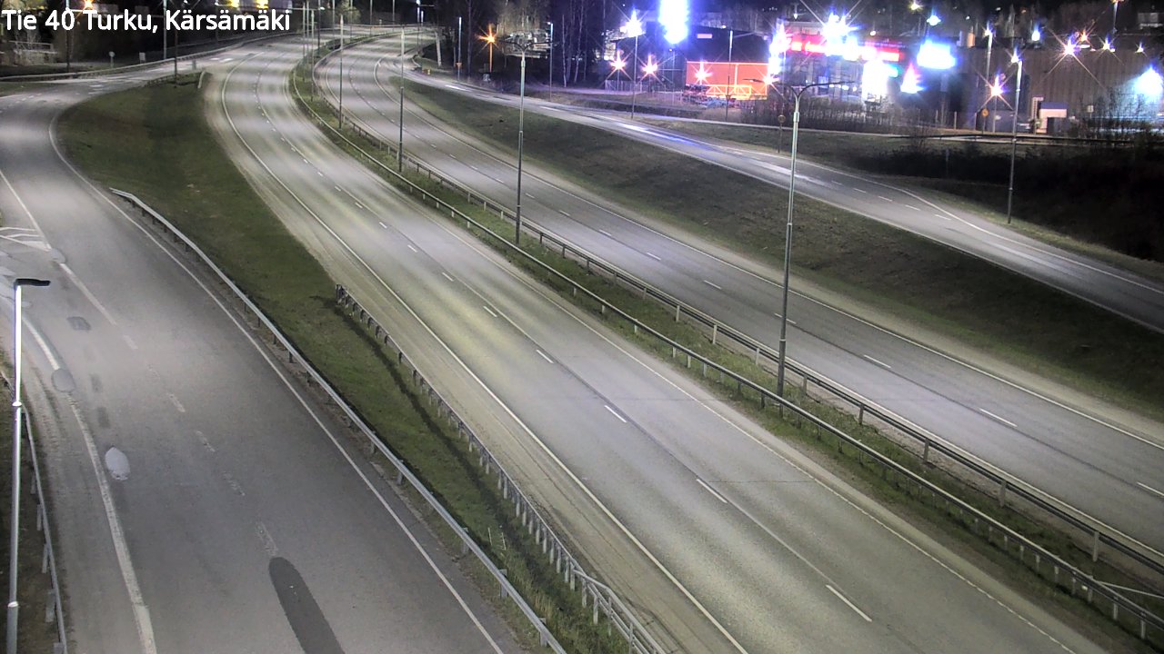 Weather Camera Image Road 40 Turku, Kärsämäki, Turku, Varsinais-Suomi