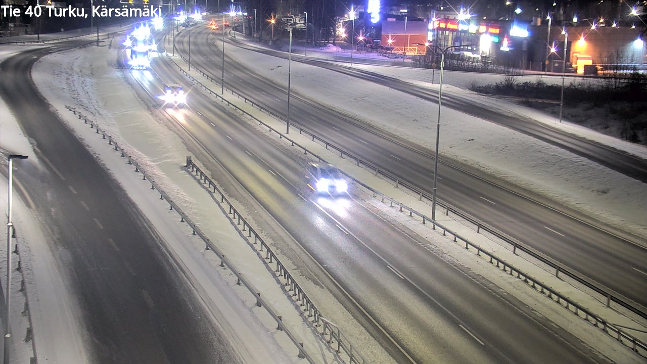 Weather Camera Image Road 40 Turku, Kärsämäki, Turku, Varsinais-Suomi