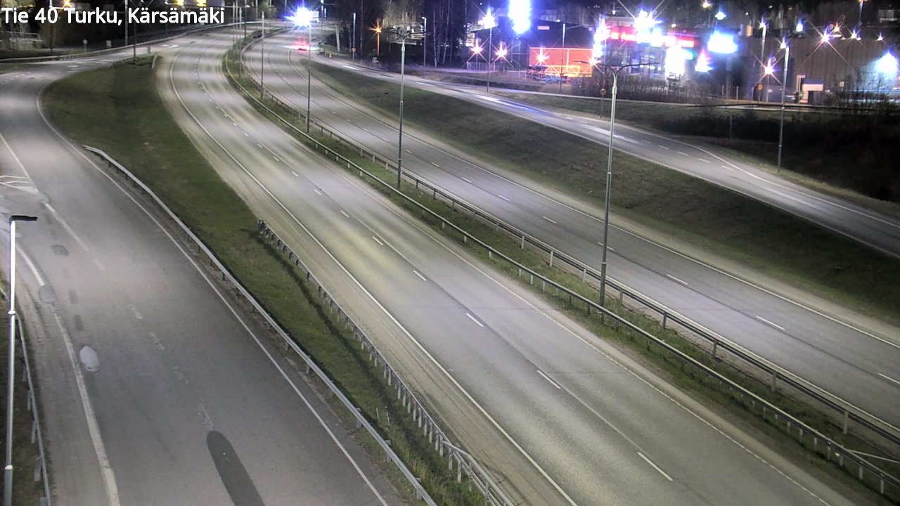 Weather Camera Image Road 40 Turku, Kärsämäki, Turku, Varsinais-Suomi