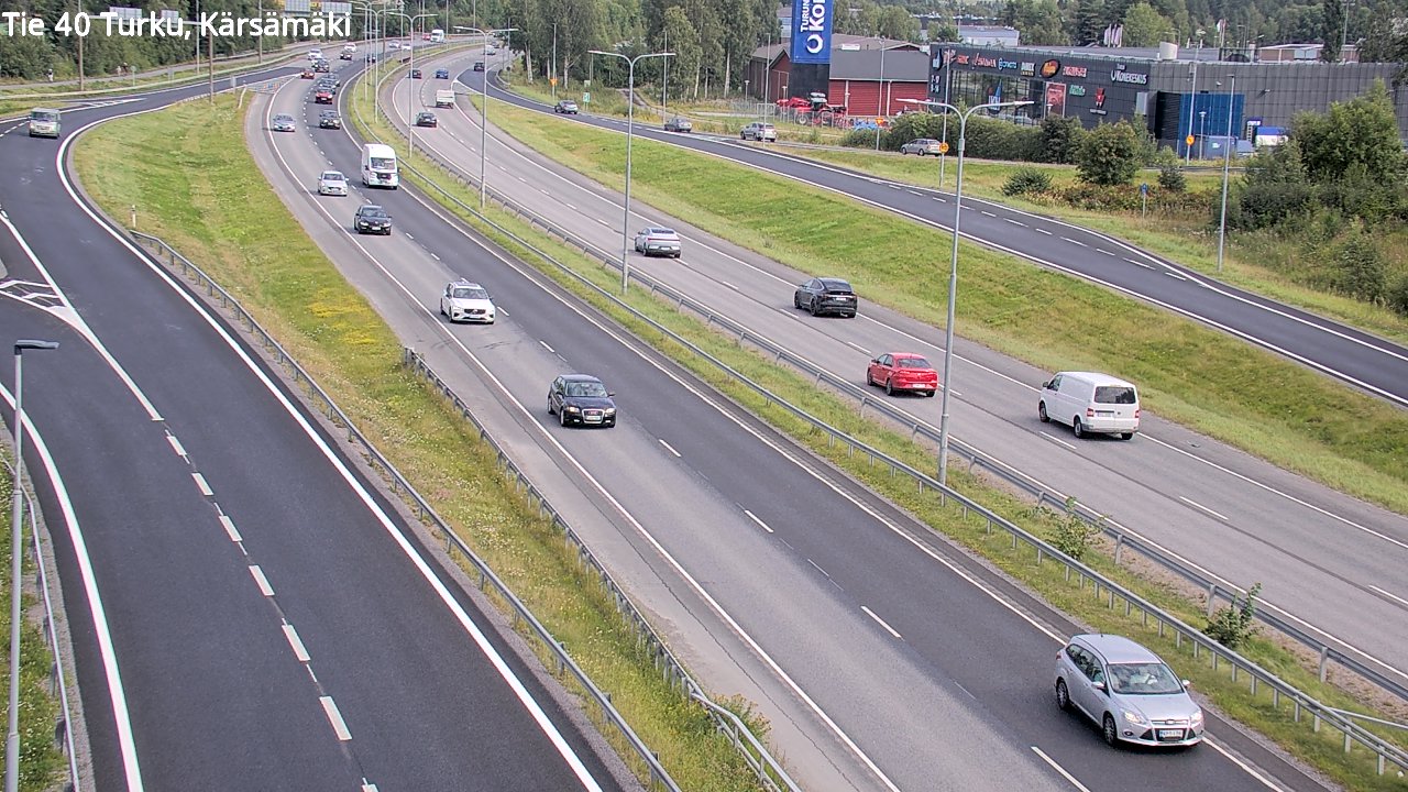 Weather Camera Image Road 40 Turku, Kärsämäki, Turku, Varsinais-Suomi