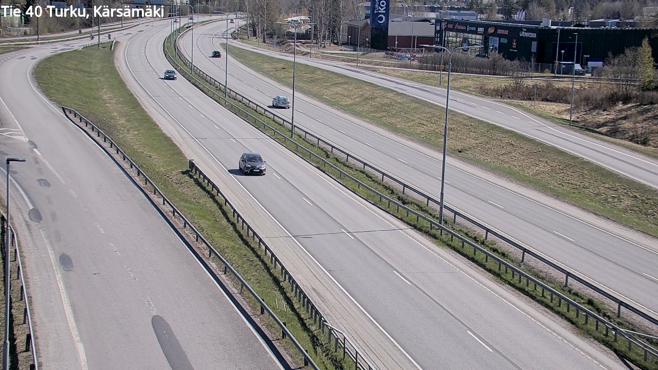 Weather Camera Image Road 40 Turku, Kärsämäki, Turku, Varsinais-Suomi