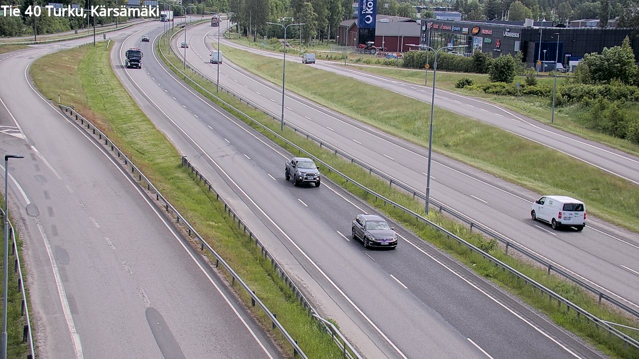Weather Camera Image Väg 40 Åbo, Kärsämäki, Turku, Varsinais-Suomi