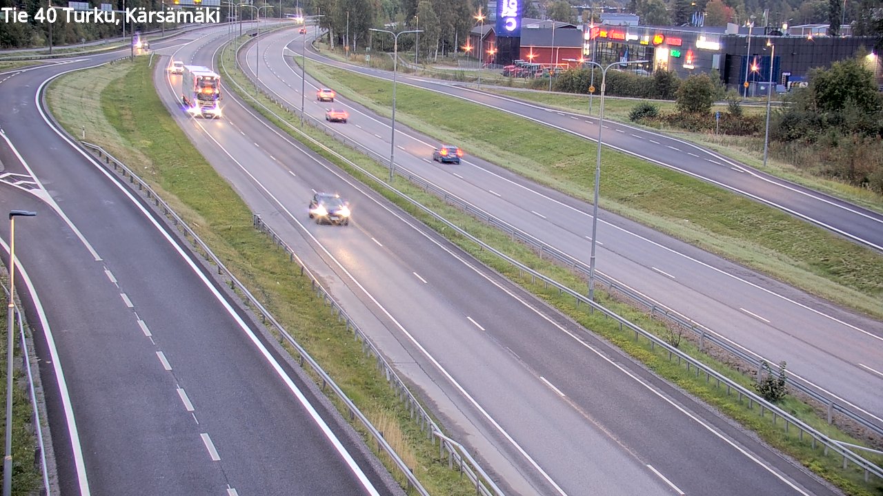 Weather Camera Image Road 40 Turku, Kärsämäki, Turku, Varsinais-Suomi