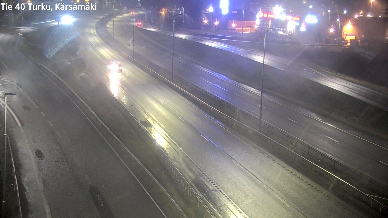 Weather Camera Image Väg 40 Åbo, Kärsämäki, Turku, Varsinais-Suomi