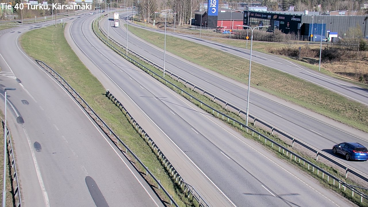 Weather Camera Image Road 40 Turku, Kärsämäki, Turku, Varsinais-Suomi