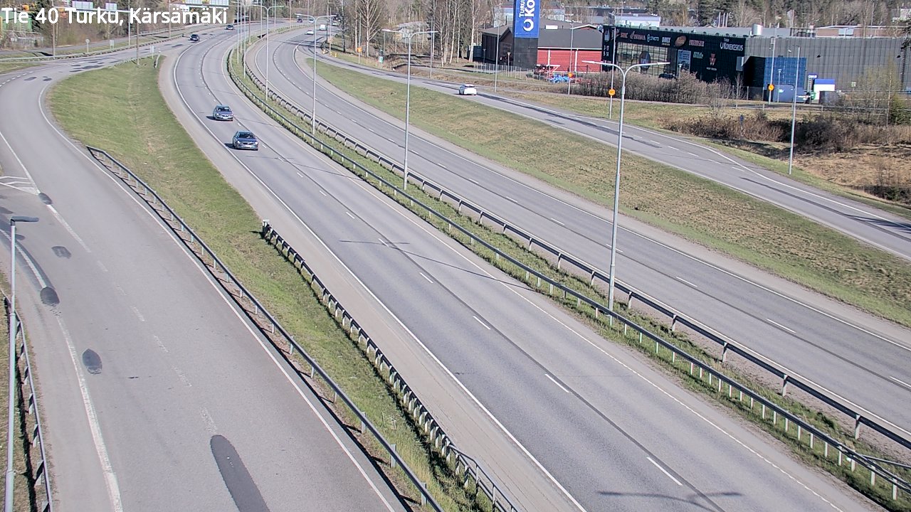 Weather Camera Image Road 40 Turku, Kärsämäki, Turku, Varsinais-Suomi
