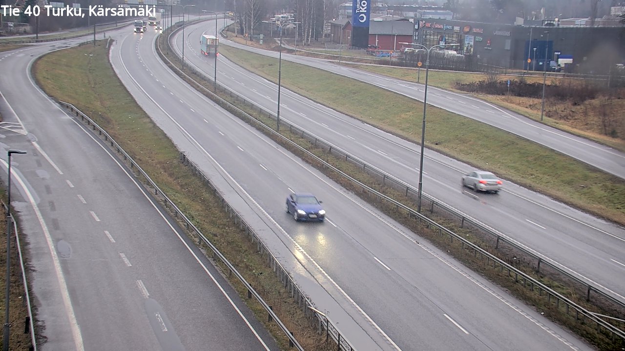 Weather Camera Image Väg 40 Åbo, Kärsämäki, Turku, Varsinais-Suomi