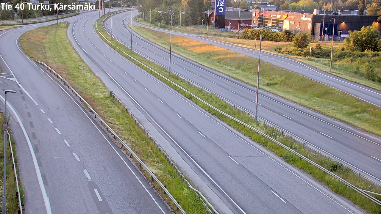 Weather Camera Image Road 40 Turku, Kärsämäki, Turku, Varsinais-Suomi