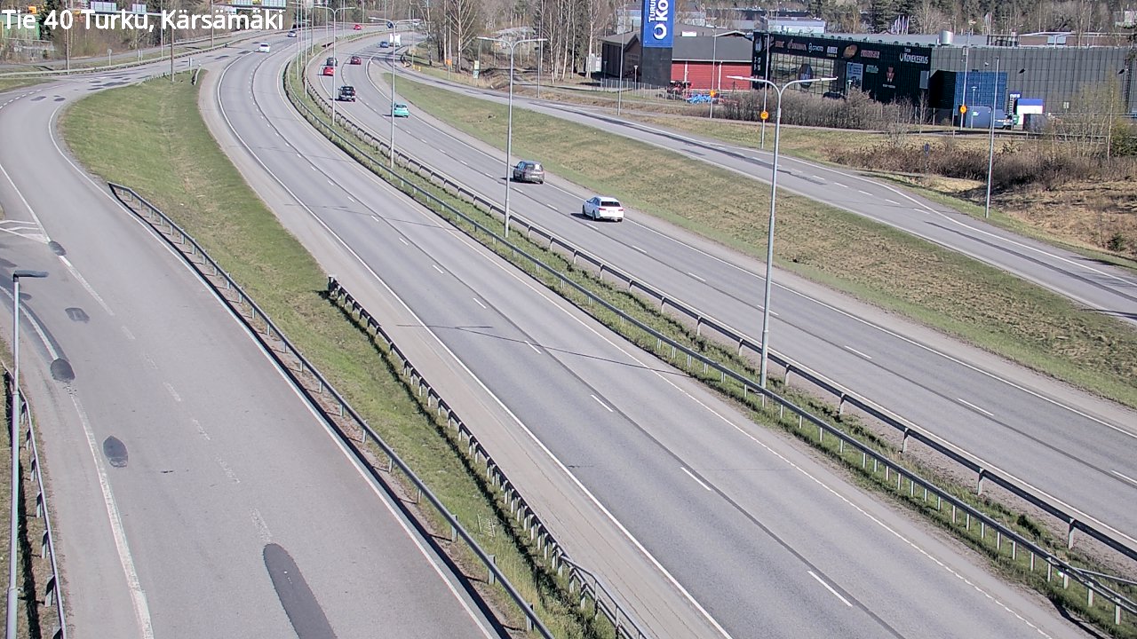 Weather Camera Image Road 40 Turku, Kärsämäki, Turku, Varsinais-Suomi