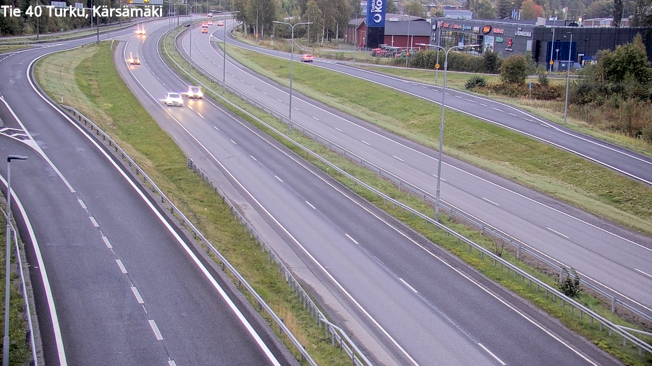 Weather Camera Image Road 40 Turku, Kärsämäki, Turku, Varsinais-Suomi