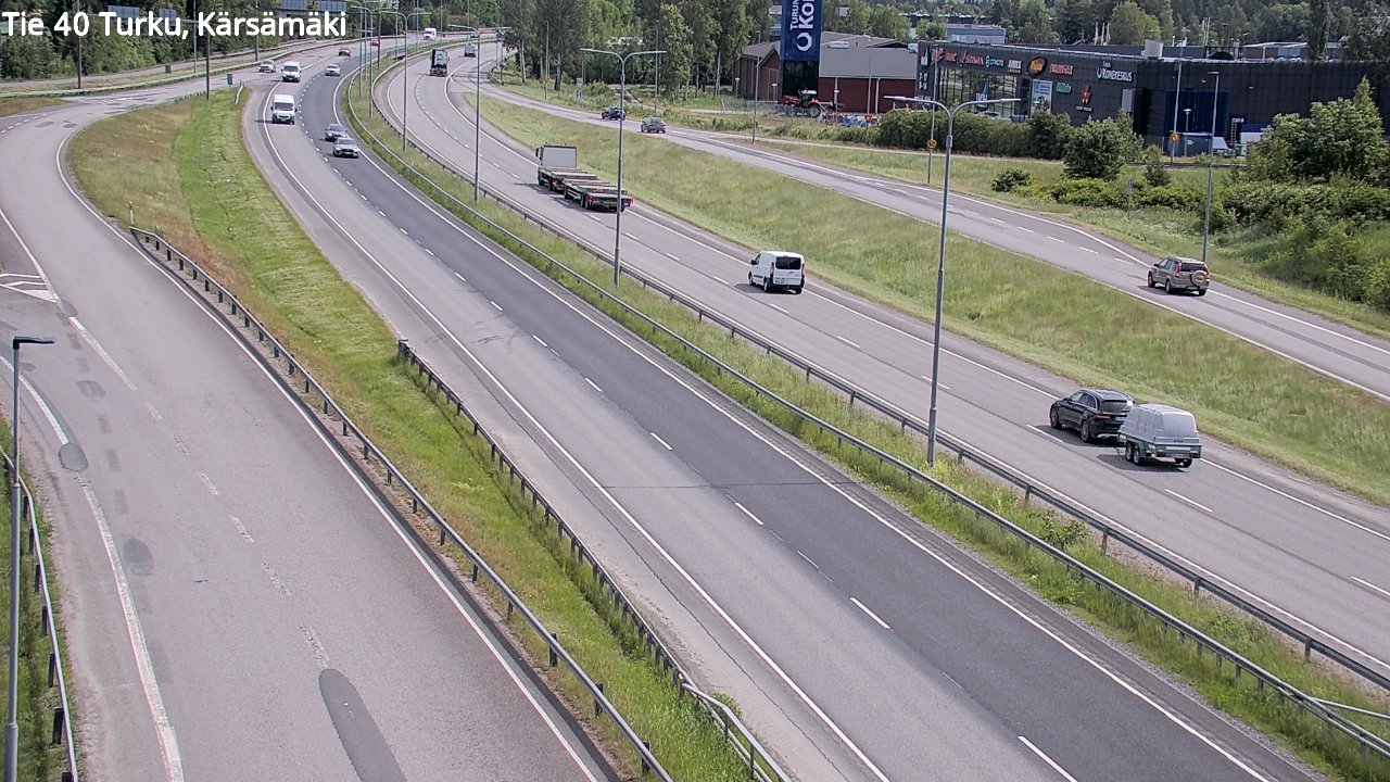 Weather Camera Image Väg 40 Åbo, Kärsämäki, Turku, Varsinais-Suomi
