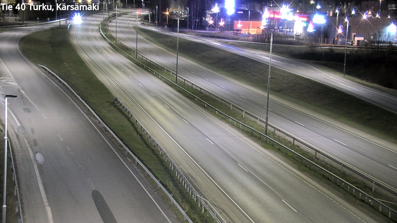 Weather Camera Image Road 40 Turku, Kärsämäki, Turku, Varsinais-Suomi