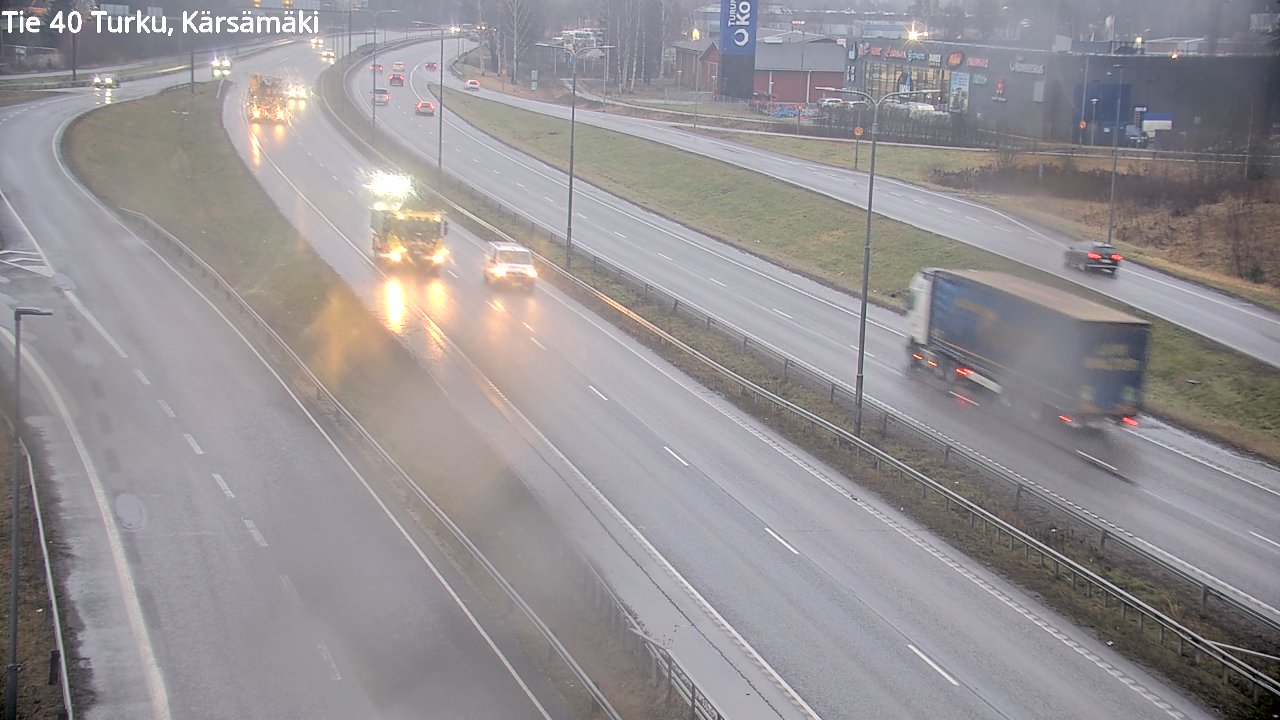 Weather Camera Image Väg 40 Åbo, Kärsämäki, Turku, Varsinais-Suomi