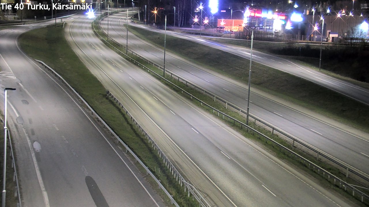 Weather Camera Image Väg 40 Åbo, Kärsämäki, Turku, Varsinais-Suomi