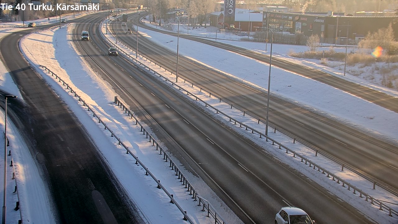 Weather Camera Image Road 40 Turku, Kärsämäki, Turku, Varsinais-Suomi