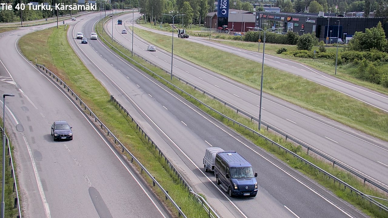 Weather Camera Image Väg 40 Åbo, Kärsämäki, Turku, Varsinais-Suomi