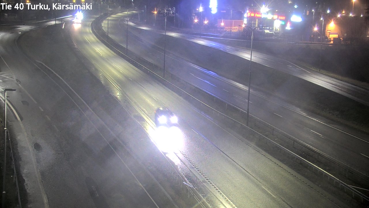 Weather Camera Image Väg 40 Åbo, Kärsämäki, Turku, Varsinais-Suomi