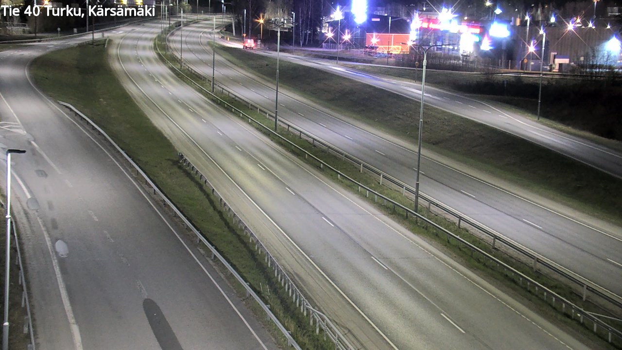 Weather Camera Image Road 40 Turku, Kärsämäki, Turku, Varsinais-Suomi