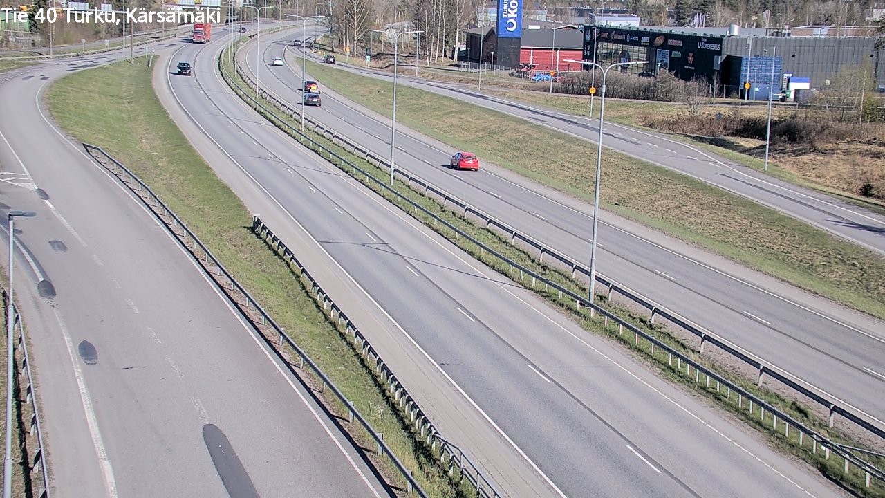 Weather Camera Image Road 40 Turku, Kärsämäki, Turku, Varsinais-Suomi