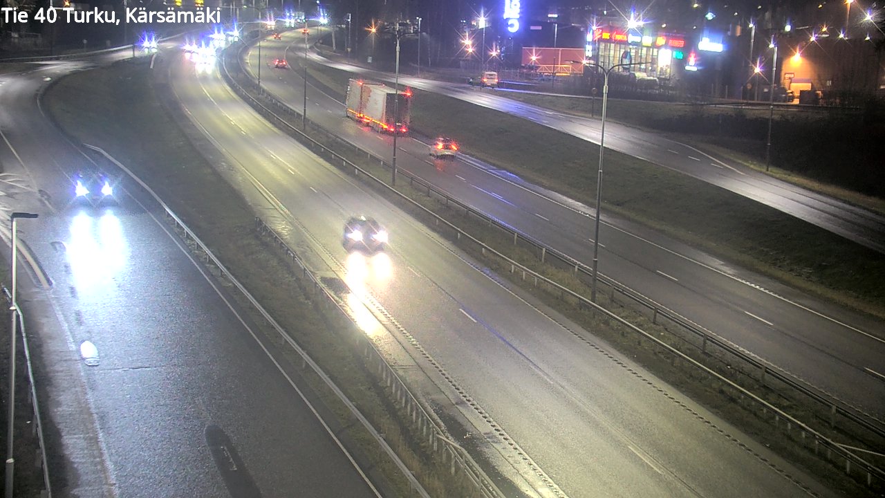 Weather Camera Image Väg 40 Åbo, Kärsämäki, Turku, Varsinais-Suomi